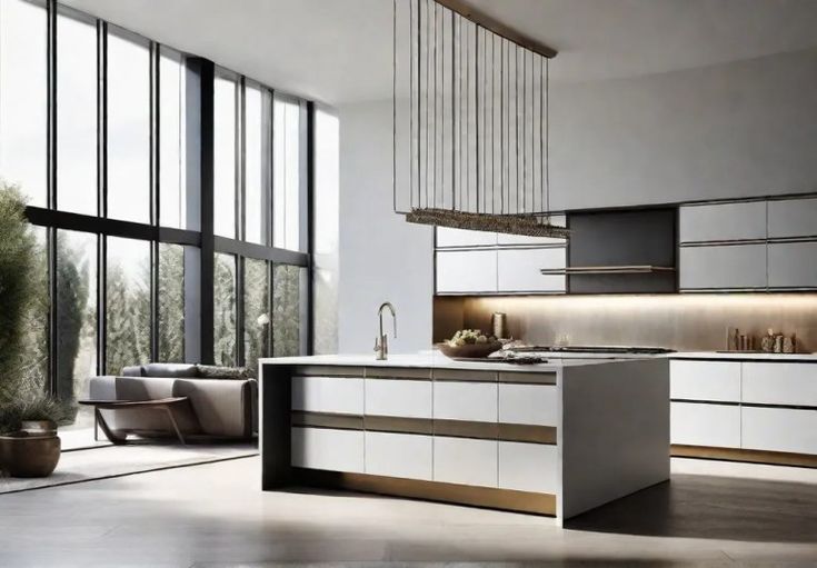 Open-Concept Kitchens: Modern Designs for Entertaining and Living